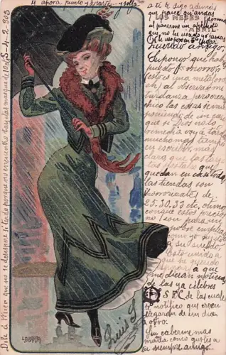 Künstler-Postkarte -805300