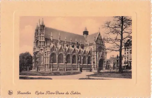 Bruxelles Eglise Notre-Dame du Sablon. -803654