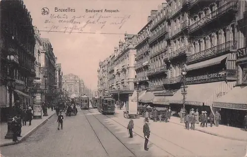 Bruxelles Boulevard Anspach. -803590