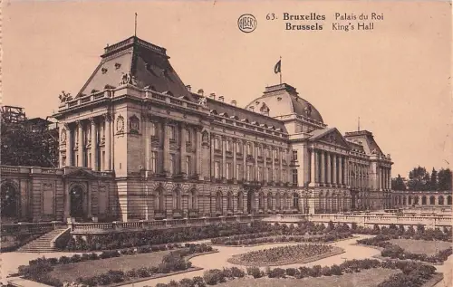 AK Bruxelles (Brüssel), Palais du Roi, vor 1945 -803628