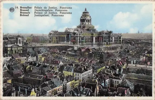 Ak Bruxelles Brüssel, Justizpalast, Panorama -803580