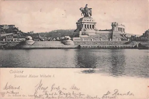 Ak Koblenz am Rhein, Kaiser-Wilhelm-Denkmal -803850