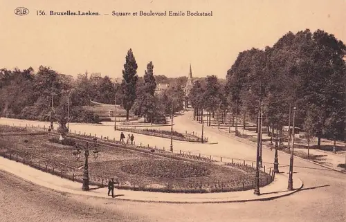 156. Bruxelles-Laeken. Square et Boulevard Emile Bockstael -803664