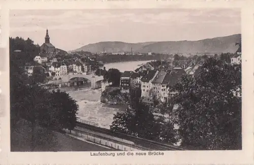 AK Laufenburg, Ortsansicht und neue Brücke -803908