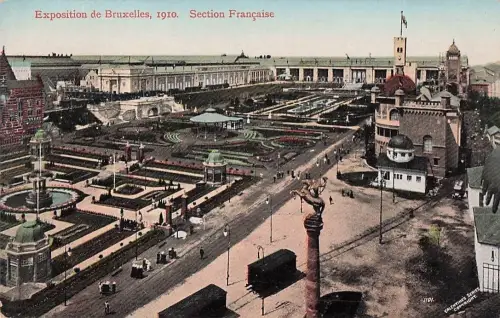 Ak Bruxelles Brüssel, Expo, Weltausstellung 1910, Section Francaise -803724