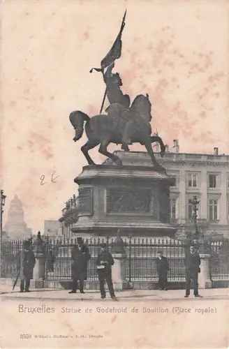 Bruxelles Statue de Godefroid de Bouillon (Place royale) -803742