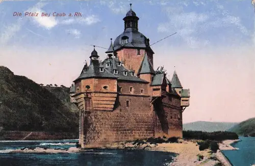 Die Pfalz bei Caub a. Rh. -803948