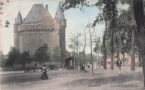 Bruxelles Boulevard et porte de Hal -803686