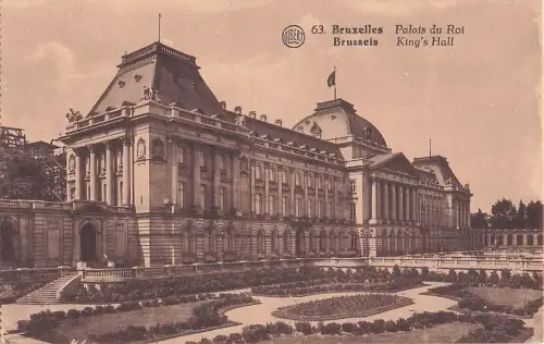 63. Bruxelles -R Brusseis Palais du Roi King's Hall -803598