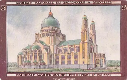 BASILIQUE NATIONALE DU SACRE COEUR BRUXELLES NO NATIONALE BASILEK VAN HET MEILIO MART TE BRUSSEL -803712