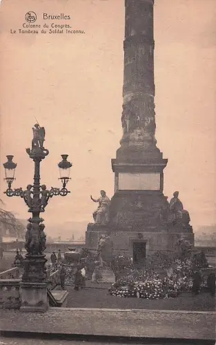 Bruxelles Colonne du Congrès. Le Tombeau du Soldat Inconnu. -803732