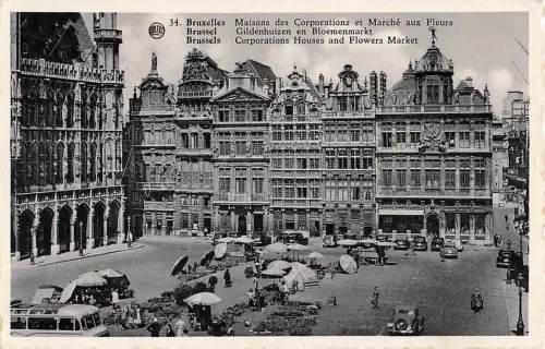 4. Bruxelles Maisons des Corporations et Marché aux Fleurs -803660