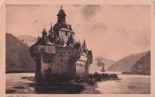 AK - Künstler-AK - Die Pfalz am Rhein -803946
