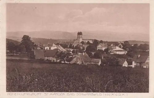 HÖHENLUFTKURORT ST. MARGEN, BAD. SCHWARZWALD (900 MN.D.M.) -803916