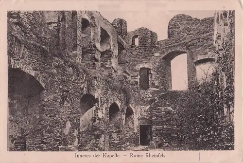 SANKT GOAR, Burg Rheinfels, Inneres der Kapelle -803944
