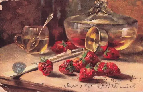 Allgemeine Grüße Postkarte Obst Lebensmittel -804552