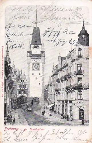 Freiburg i. B. Martinsthor. -804044