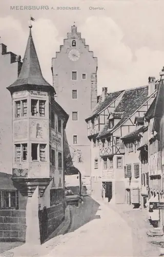 AK Meersburg, Blick auf das Obertor -804004