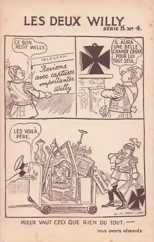 LES DEUX WILLY SÉRIE B. NO 4. -804150