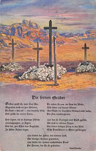Die fernen Gräber - Kolonialkriegerdank -804322