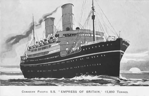 CANADIAN PACIFIC S.S. "EMPRESS OF BRITAIN," 15,850 TONNES. -804250