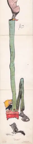 Karikatur mit dem Titel „Scat“, -804436