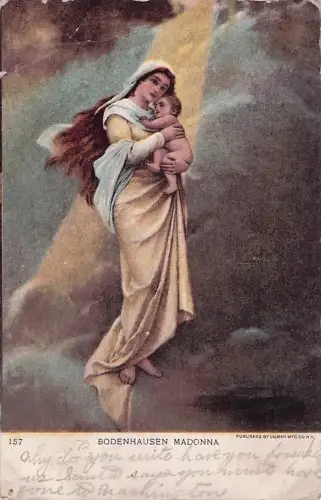 Religiöse Madonna mit Kind, Bodenhausen, um 1910 -804200