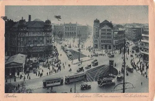 AK Potsdamer Platz mit Verkehrsturm Berlin -804188