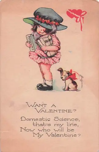 Vintage Charles Twelvetrees Valentinskarte -804482