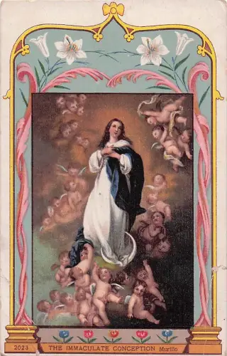 Die Unbefleckte Empfängnis, Murillo Vintage-Postkarte -804556