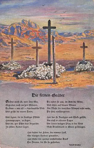 Die fernen Gräber - Kolonialkriegerdank -804320