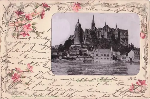 AK / Ansichtskarte Meissen Elbe Sachsen Burgberg Albrechtsburg Kuenstlerkarte Kat. Meissen -804374