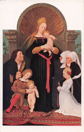 Nach Hans Holbein d. J. (Gal. Dresden): Die Madonna des Bürgermeisters Meyer - La Vierge -804594