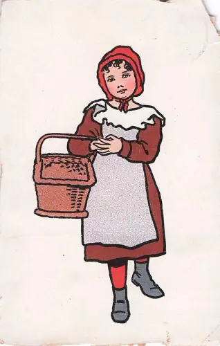 Illustration von Rotkäppchen, -804578