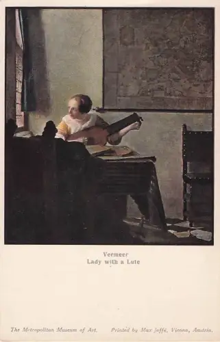 Max Jaffé, Wien, Vermeer, Dame mit Laute, Metropolitan Museum -804480