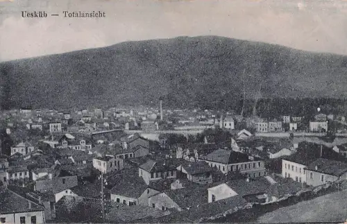 Ansichtskarte Skoplje / Ueskueb, Stadtansicht von weitem -804910