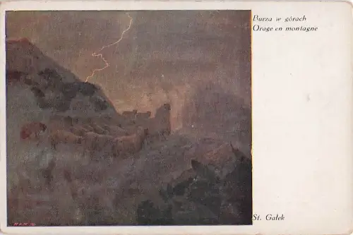 „Burza w górach“ (Gewitter im Gebirge -804894