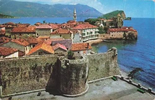 Postkarte Carte Postale Budva Pogled na Budvu i Stare Zidine -804904