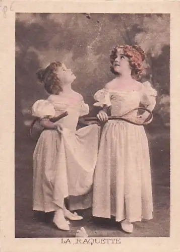LA RAQUETTE" (Der Tennisschläger). -804990
