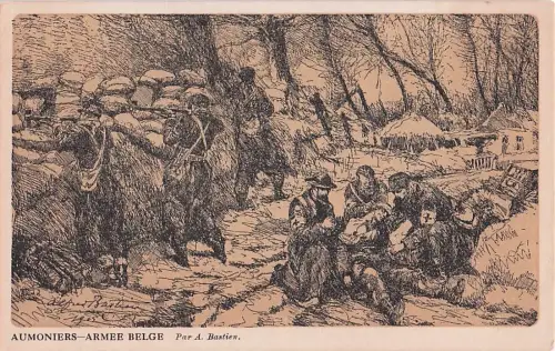 AUMONIERS-ARMEE BELGE Par A. Bastien. -804932