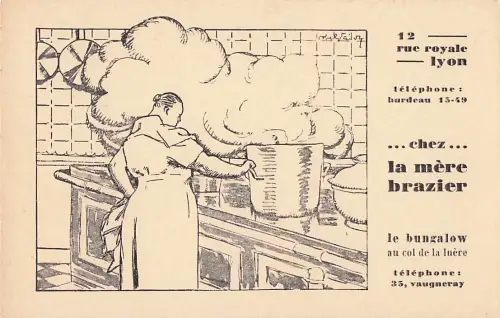 La Mère Brazier, eines der berühmtesten Restaurants in Lyon, Frankreich -804984
