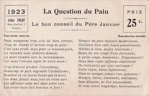 La Question du Pain -805074