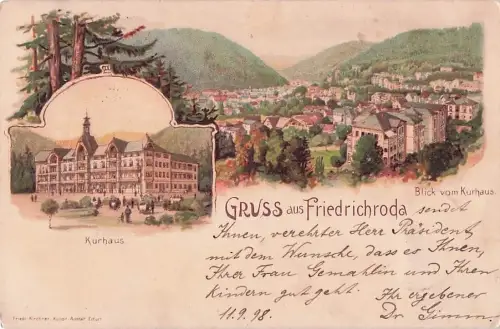 Gruss aus Friedrichroda - Litho -805340
