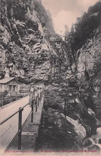 6150 εριιιπι o Eingang in die Taminaschlucht bei Ragaz -805210