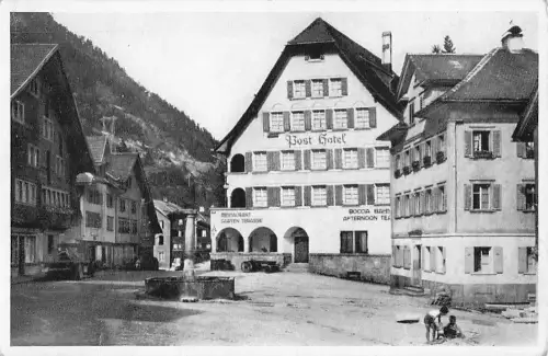 Gotthard Sustenroute Posthotel Wassen vorm Kurhaus L M Kohler -805134