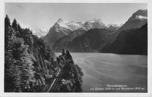 Vierwaldstättersee mit Gitschen (2520 m) und Urirotstock (2932 m) -805124
