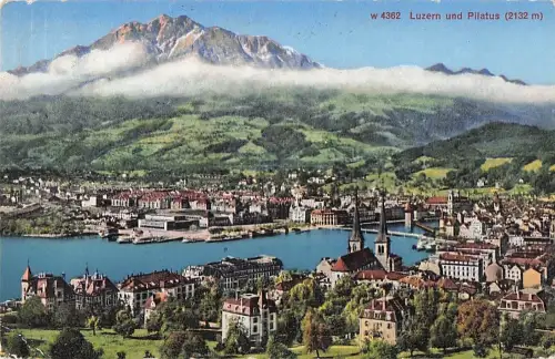 Luzern Gesamtansicht, Pilatus AKU2 Luzern Stadt -805268