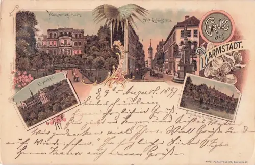 Lithographie Darmstadt -805494