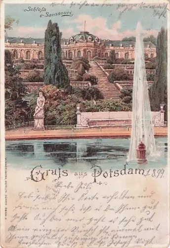 Gruss aus Potsdam - Litho -805450