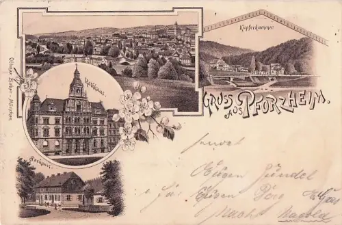 Gruss aus Pforzheim - Litho -805416